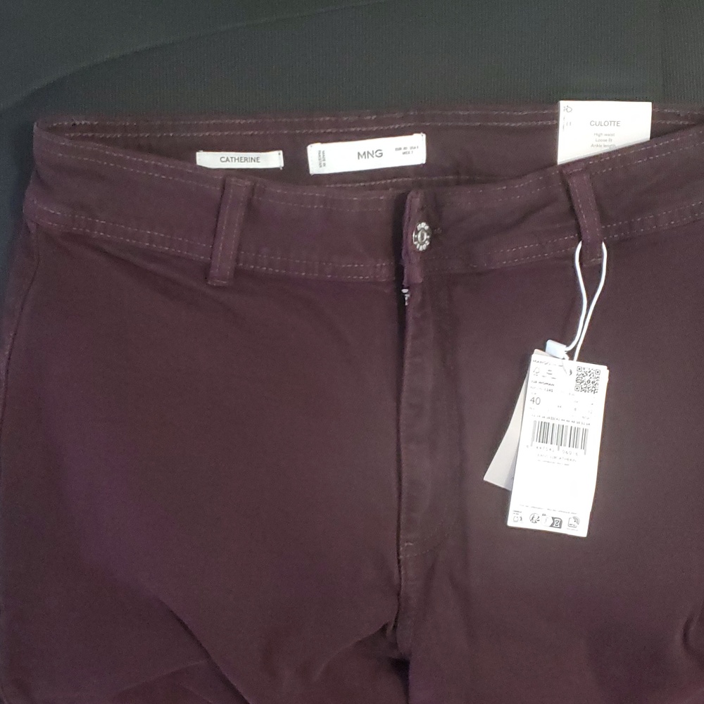 🍷 Mango High Rise culotte jeans - Picture 8 of 10